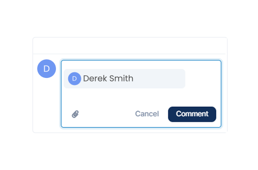 Comment and @mention a teammate